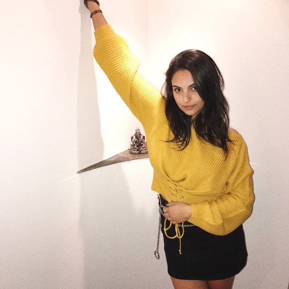 Sweaters - Marigold Corset Sweater